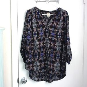 Women's Blouse 3/4 Sleeve Size 2X